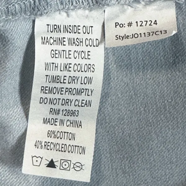 Indigo Rein Light Wash Jogger Casual Pants Elastic Drawstring Waist Size XL - Image 4