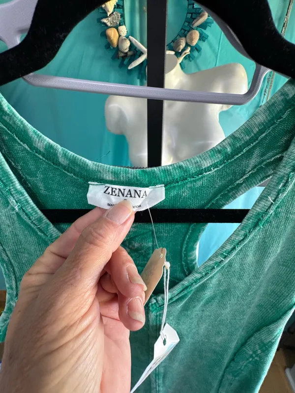 Zenana Acid Washed Tank - Image 4