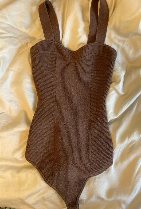 ribbed bodysuit - Image 2