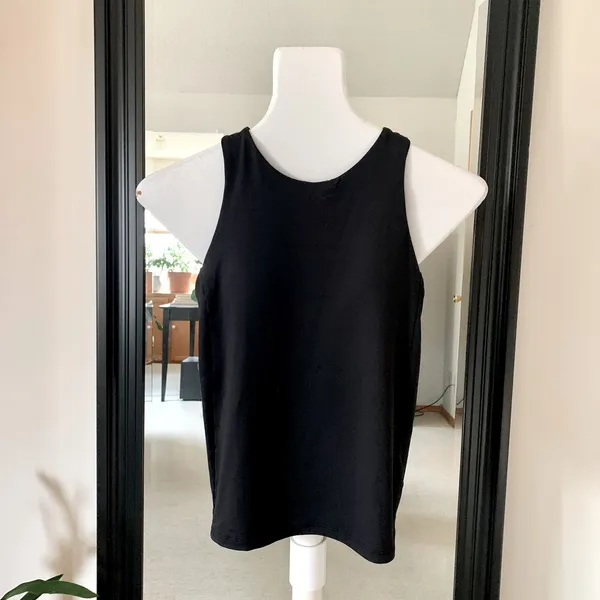 ATHLETA Black Ultimate Support 2-1 Tank Top - Image 2