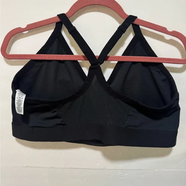 GUC Nike Black Sports Bra Racerback Medium Support Size 1X - Image 2