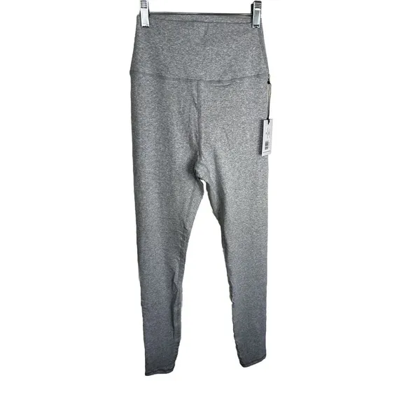 WeWoreWhat High Rise Leggings Light Heather Grey Size Medium NWT - Image 4