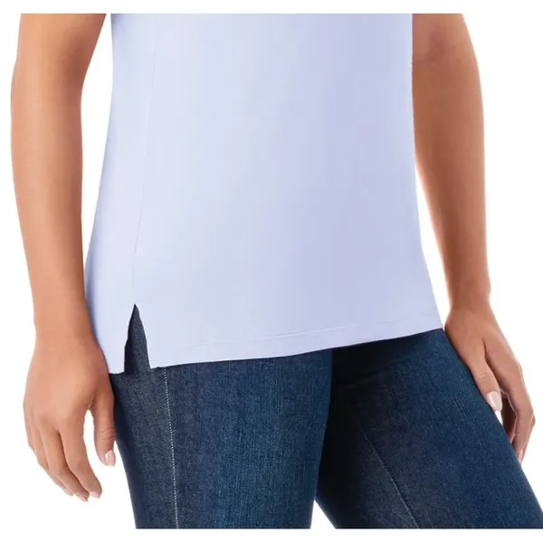 Members Mark Womens Tee Blue Size XS Glacier Short Sleeve Crewneck Classicwear - Image 6