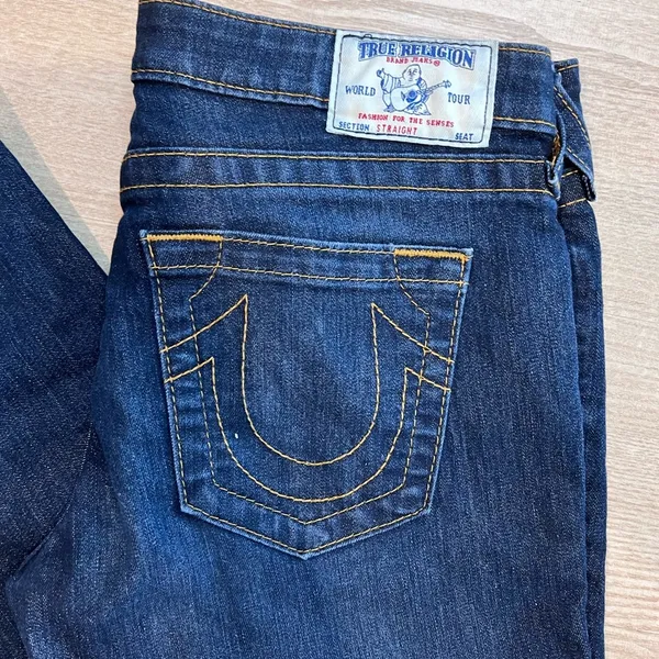Vintage true religion denim jeans - Image 2