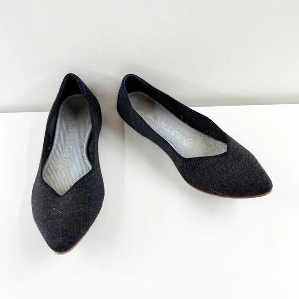 Rothy's The Point Ballet Knit Flats Gray 7 - Image 4