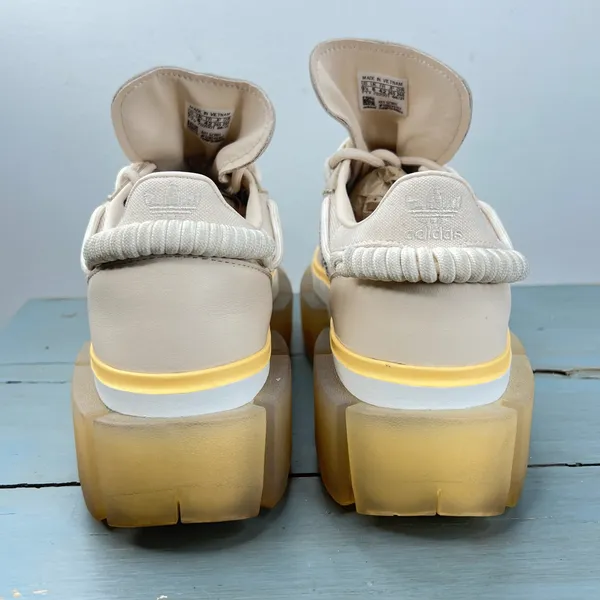 Adidas Ivy Park Super Super Sleek Platfor Sneakers Beige Yellow GZ389 Womens 9.5 - Image 7