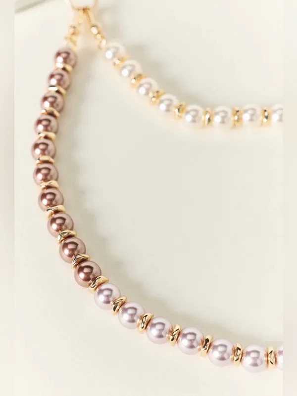 Gradient Rose Pearl Phone Chain for Wrist Anthropologie NWT - Image 2