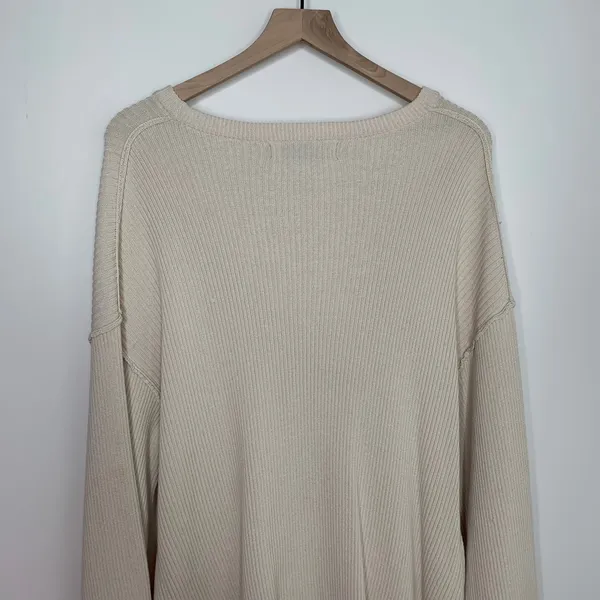Free People FP Beach Women's Brig Tie-Front Pullover Tunic Sweater Size Small - Image 4