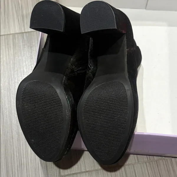 NWT Madden Girl Gigg Floral Velvet Block Heel Ankle Boots Women’s Size 8 - Image 8