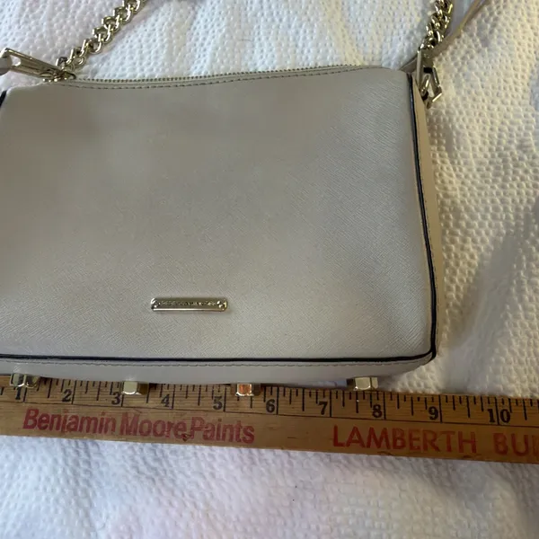 Rebecca Minkoff Avery Crossbody Bag Taupe - Image 7