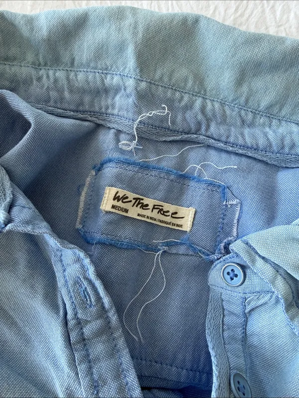 We The Free Chambray Cotton button-up tunic - Image 2