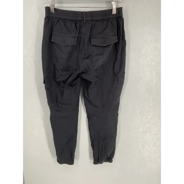 Aritzia Wilfred Free Womens Cargo Pants Black Utility Jogger Size 8 - Image 3