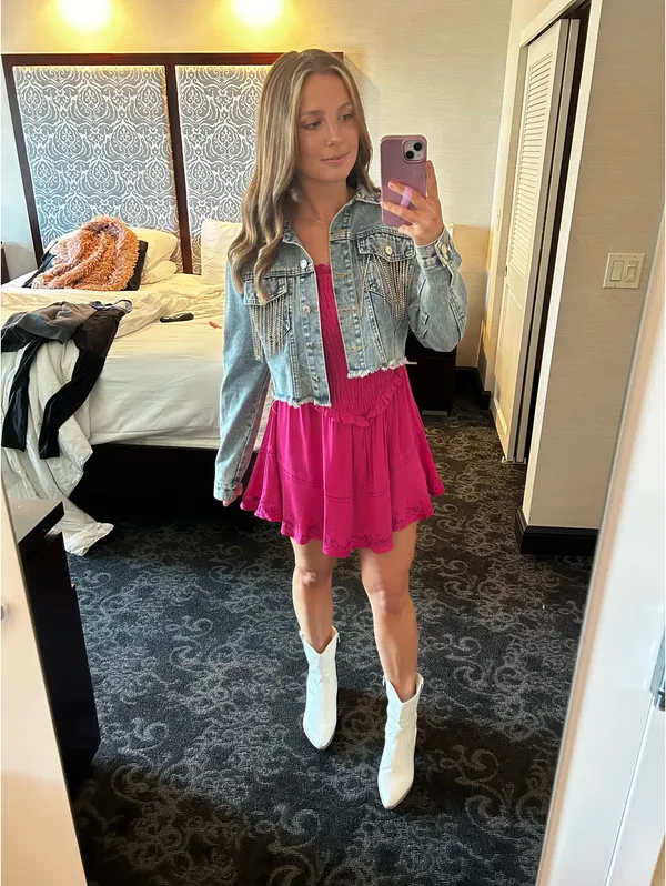 No Boundaries Pink Romper - Image 3