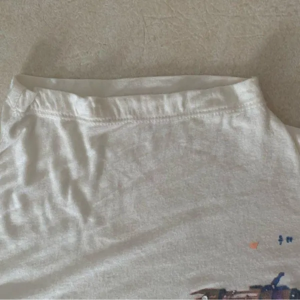 Walt disney world shirt womans large castle 2017 exclusive cream color - Image 6