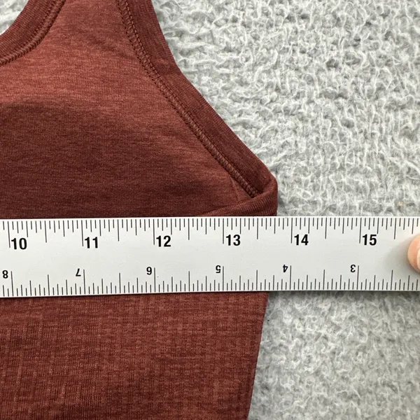 Lululemon Ebb To Street Tank Top Smoky Red Athletic Athleisure Women's 6 - Image 6