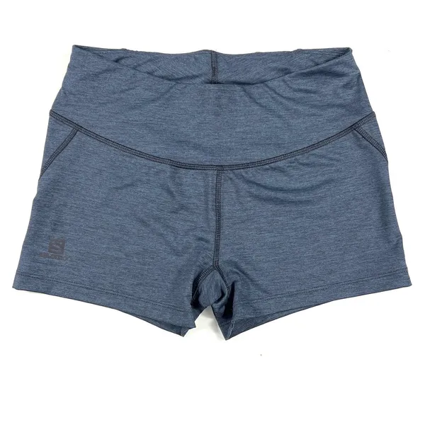 Salomon Agile Short‎ Tight Women's Small Flint Stone Gray NWT Running Training - Image 3