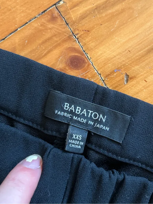 Aritzia babaton pants black xxs japan fabric - Image 6
