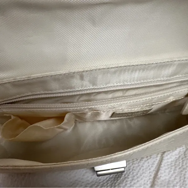 Lauren Ralph Lauren Ivory Shoulder Bag Snakeskin‎ Print - Image 7