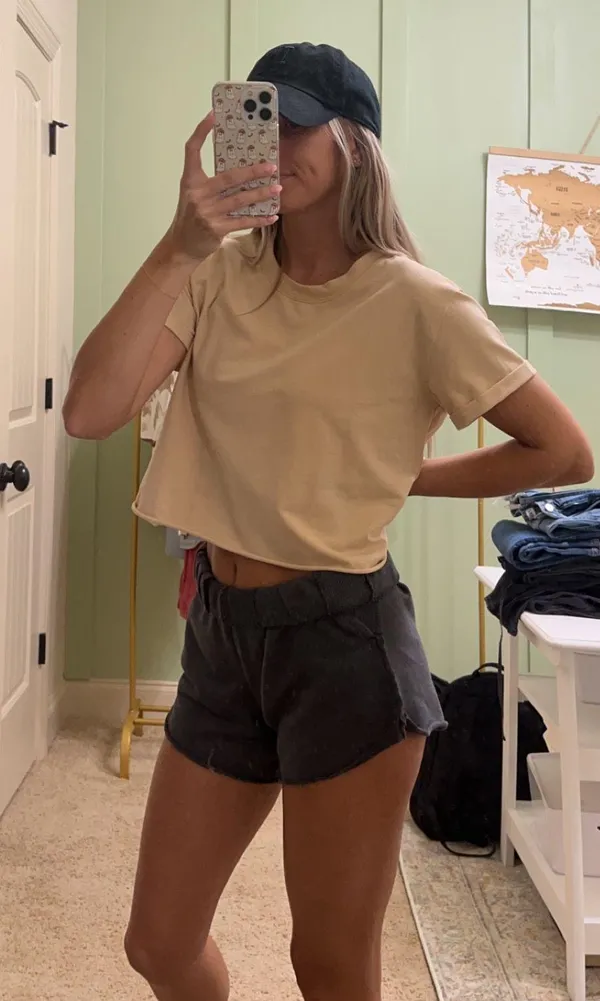 Cropped Tee Shirt - Image 2