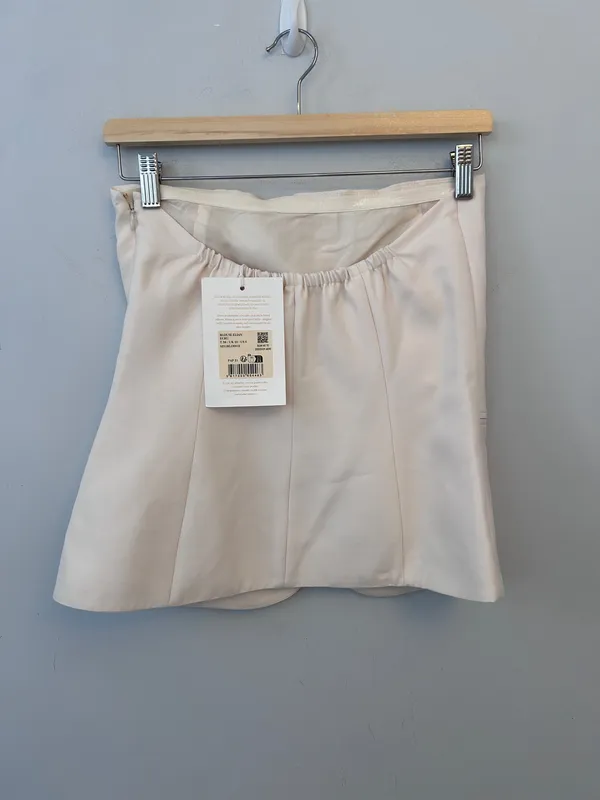 Sézane Strapless Blouse Elian /Tube Top Ecru size 38 US6 New with tags - Image 3