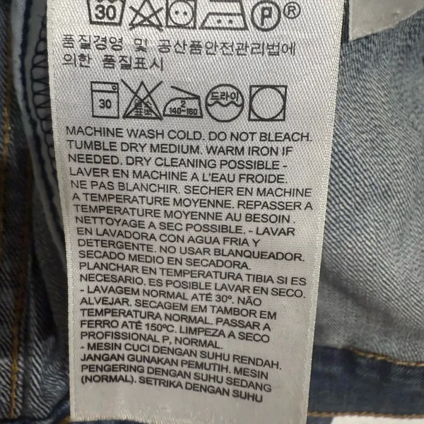 Levi’s Medium Wash Classic Denim Trucker Jacket Sz XS - Image 7