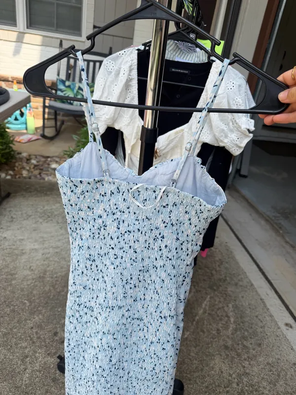 Beginning Boutique Blue Floral Mini Bodycon Dress - Image 2