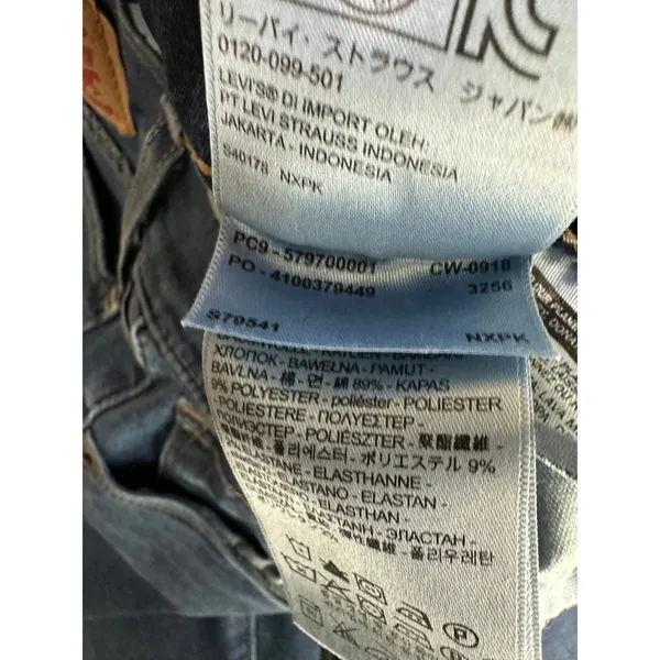 Levi's Curvy Bootcut Medium Wash Blue Cotton Blend Denim‎ Jeans Women's Size 28 - Image 6