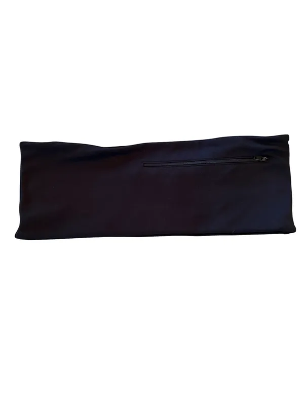 Black 360 Running Belt with Hidden Zipper Pockets - Image 3