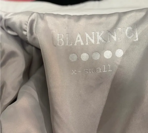 Blank NYC "On The Rocks" Light Gray Faux Leather Jacket - Image 12