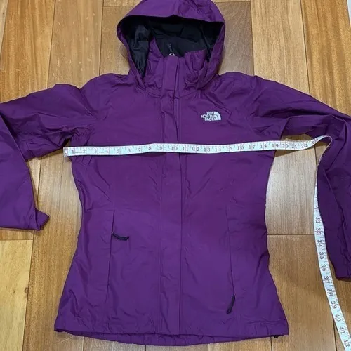 The North Face HyVent Rain Jacket Womens Purple Waterproof‎ Hooded XS - Image 8