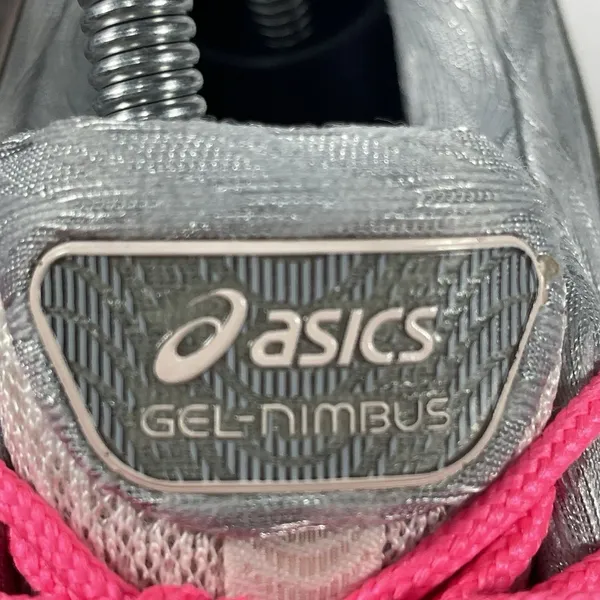 ASICS GEL-Nimbus 22 Grey/Pink Running Shoes - Women's Size 7 - Image 7