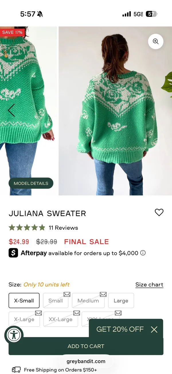 Grey Bandit Juliana Sweater - Image 4