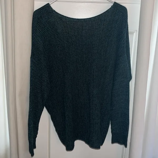A.n.a Green Sweater Size L - Image 3