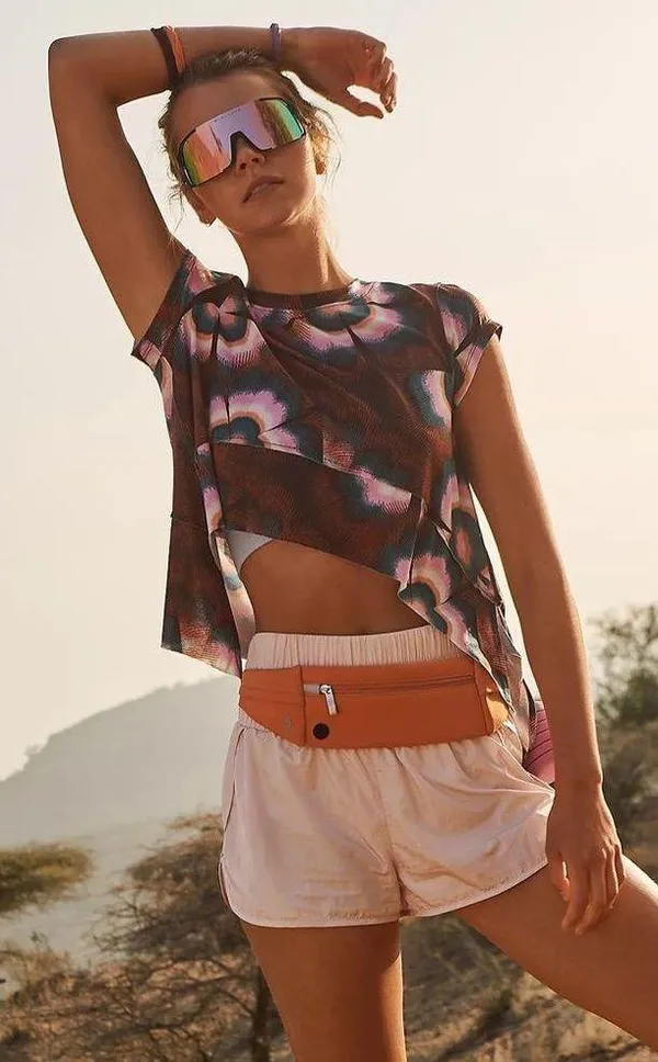 FP Movement by Free People The Way Home Shorts in Optic White Size M NWT - Image 3
