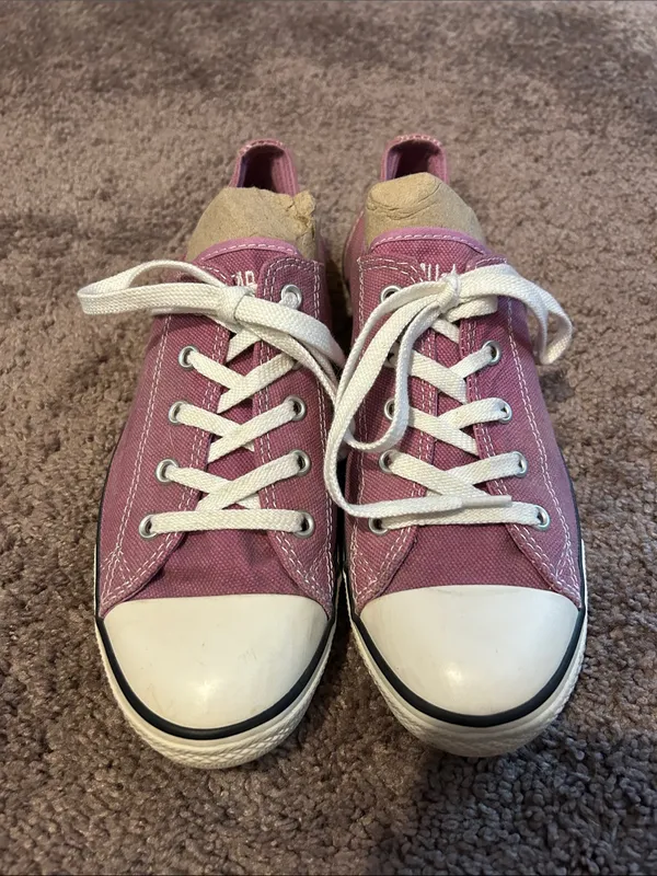 Converse Chuck Taylor all star low top Orchid purple sneakers - Image 4