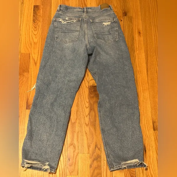 American Eagle High Waist Baggy Straight Jean - Image 7
