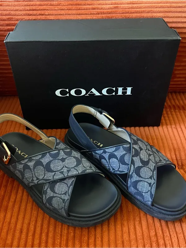 Coach Fraser Chambray 
Sandals - Image 8
