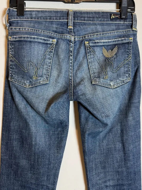 Citizens of Humanity Collete Bootcut Low Rise Denim Jeans Women's 26 Dark Madrid - Image 11