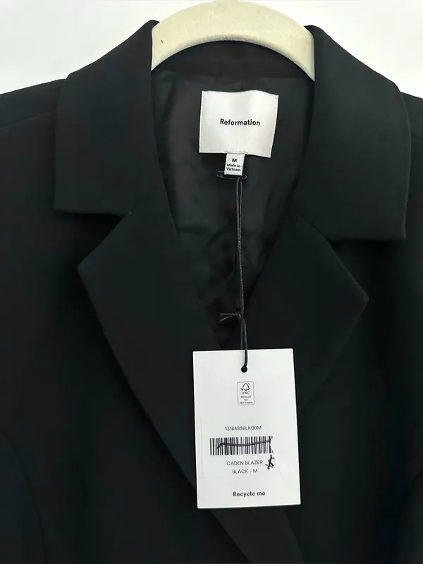 Reformation Caden Blazer NWT Size Medium - Image 7