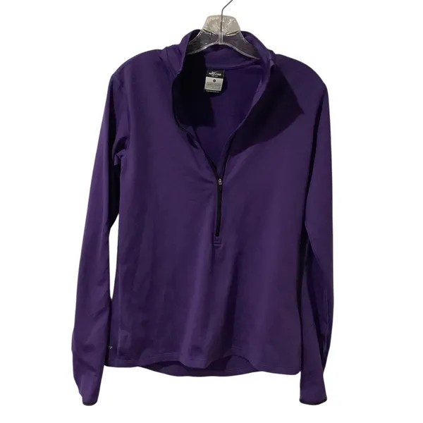 Nike Pro Dri-Fit Women's Deep Purple Zipper Jacket EXCELLENT CONDITION Size L - Image 12