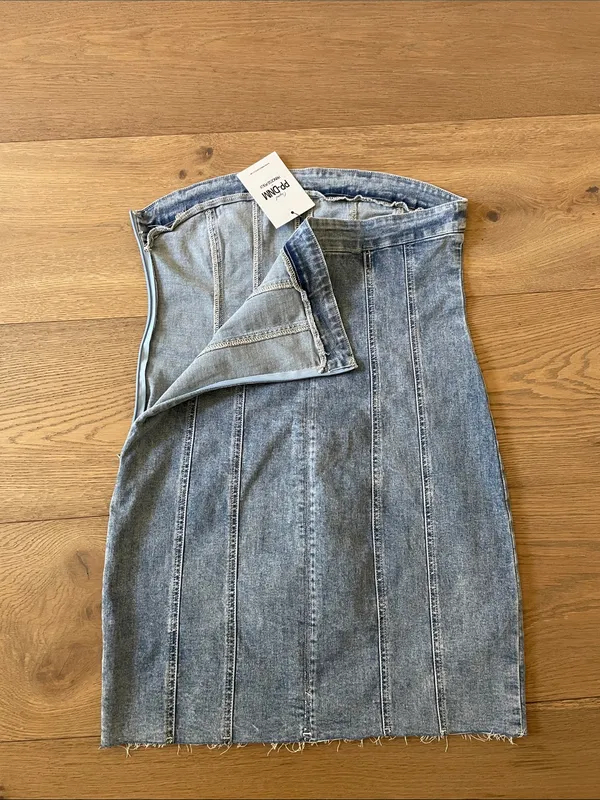 Princess Polly Houser Denim Strapless Mini Dress Women’s Size 10 US NWT - Image 16