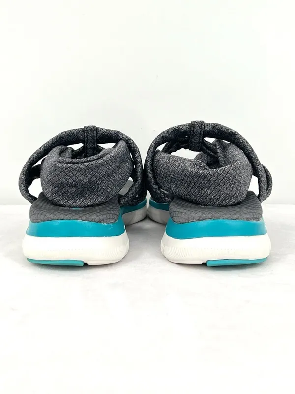 Skechers Cali Meditation Studio Gray Teal Slingback Toe Post Sandals Women’s 8 - Image 7
