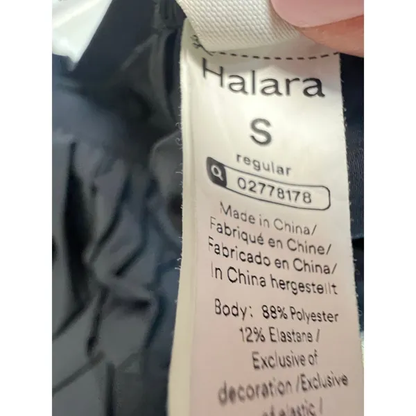 Halara High Waisted Pleated Quick Dry Midi Casual Skirt Pockets Small - Image 2