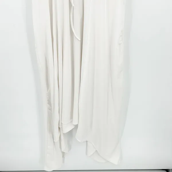 NWT PILYQ Women Bridal Resortwear Water Lilly Hampton Handkerchief Hem Dress M/L - Image 4