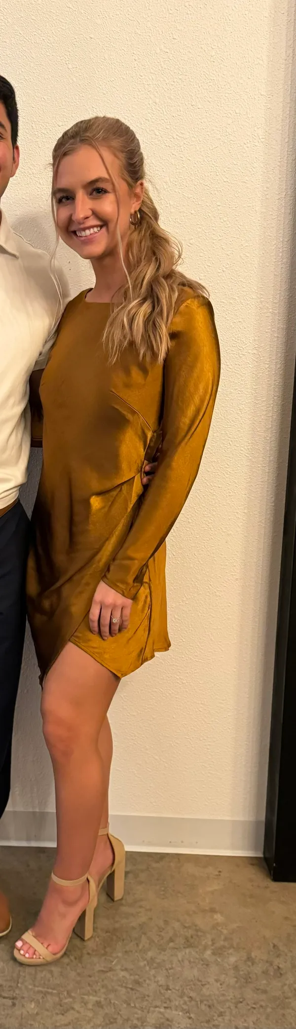 Selfie Leslie Bronze Dress - Image 3