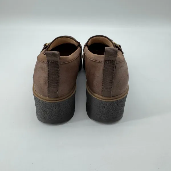Soul Naturalizer Platform Loafers 7 Brown Wedge Chunky Slip On Joyla Academia‎ - Image 5