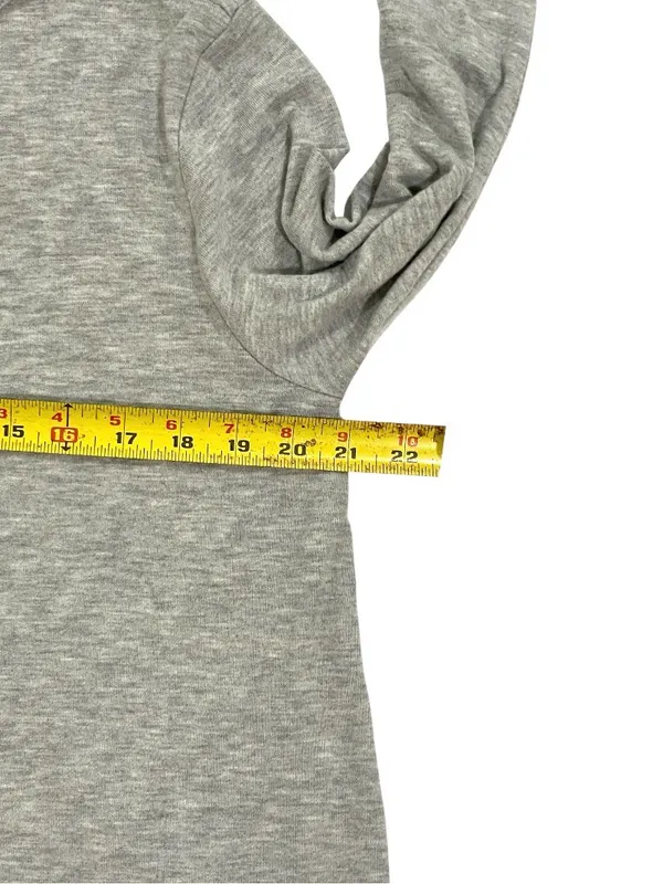 Stars Above Gray Long Sleeve Scoop Neck Pajama Top - Image 2
