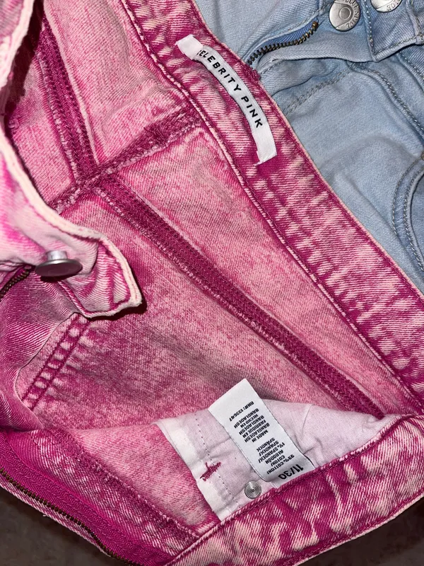 Celebrity Pink Jean Shorts - Image 5