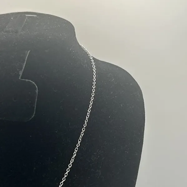 Vintage Cross Pendant Real Silver Cable Chain Plated Stainless Steel Womens New - Image 3