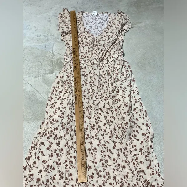 Bohme Floral Print Maxi Dress small - Image 5